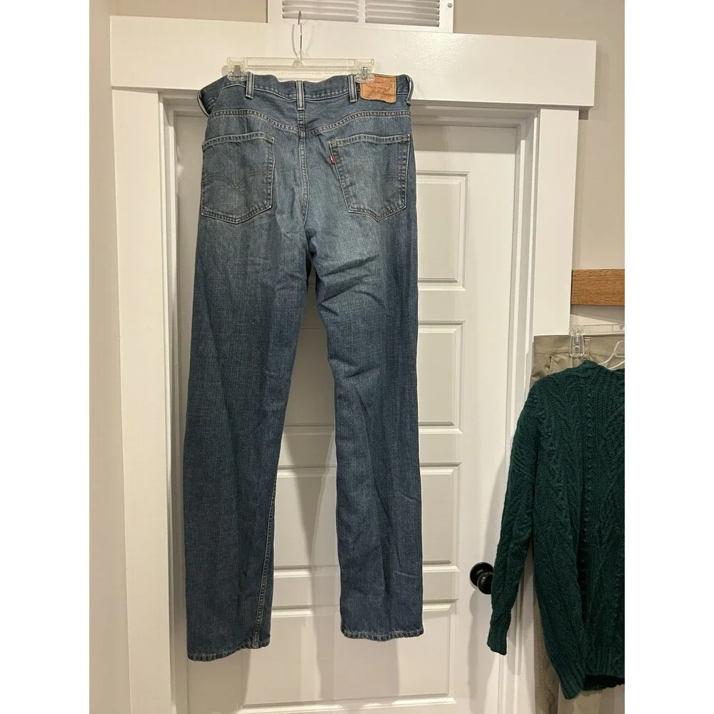 Levi’s Y2K 550 Vintage Jeans Men’s 38x38 Relaxed Fit 100% Cotton Blue Denim